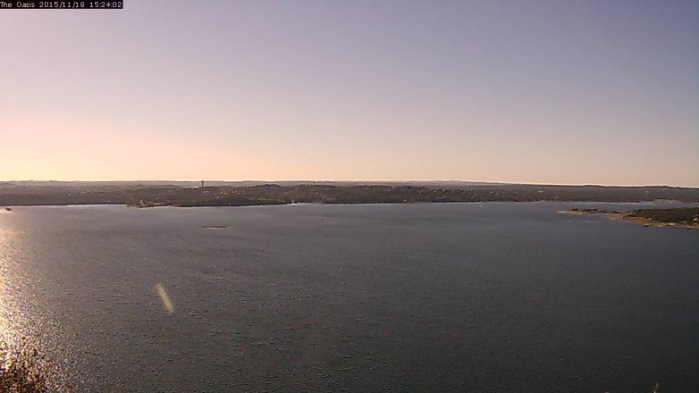 Lake Travis webcam, November 18, 2015 2:30 PM CT