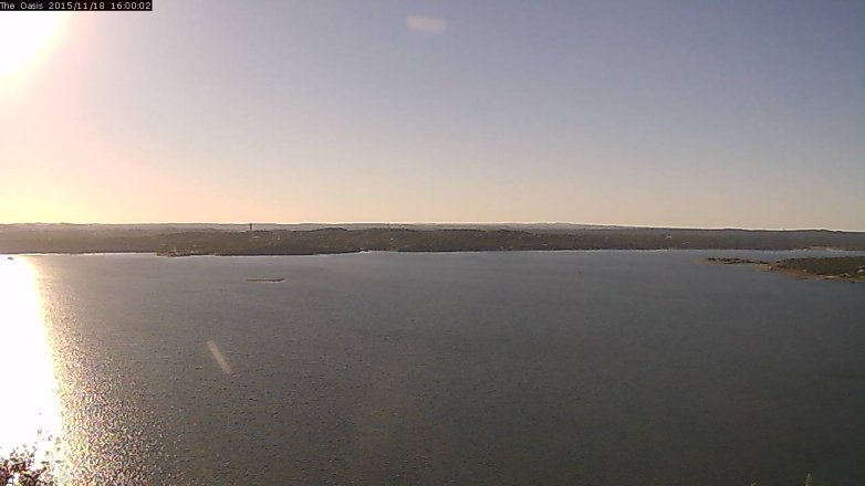 Lake Travis webcam, November 18, 2015 3:05 PM CT