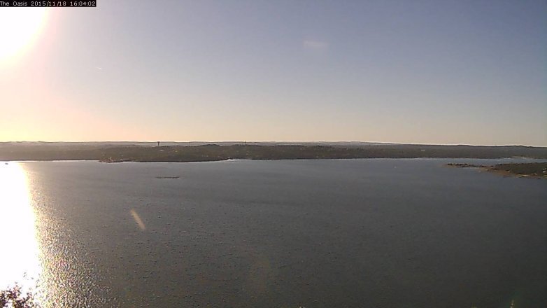 Lake Travis webcam, November 18, 2015 3:10 PM CT