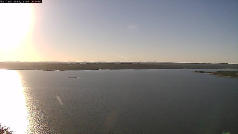 Lake Travis webcam, November 18, 2015 3:30 PM CT