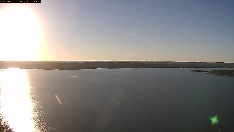 Lake Travis webcam, November 18, 2015 3:50 PM CT