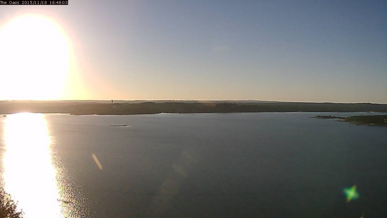 Lake Travis webcam, November 18, 2015 3:55 PM CT