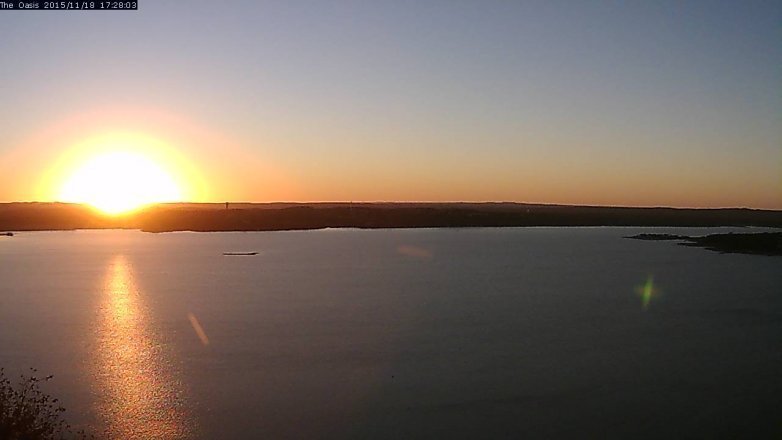 Lake Travis webcam, November 18, 2015 4:35 PM CT
