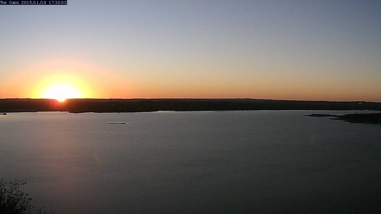 Lake Travis webcam, November 18, 2015 4:40 PM CT