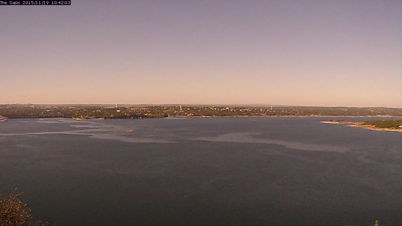 Lake Travis webcam, November 19, 2015 9:50 AM CT