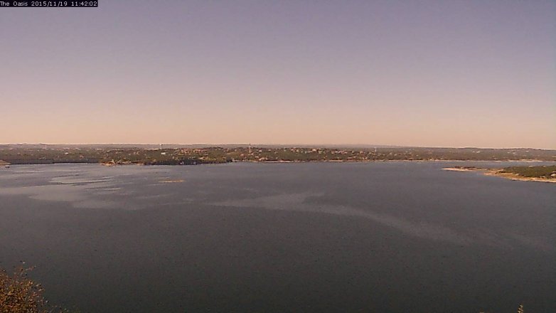Lake Travis webcam, November 19, 2015 10:50 AM CT