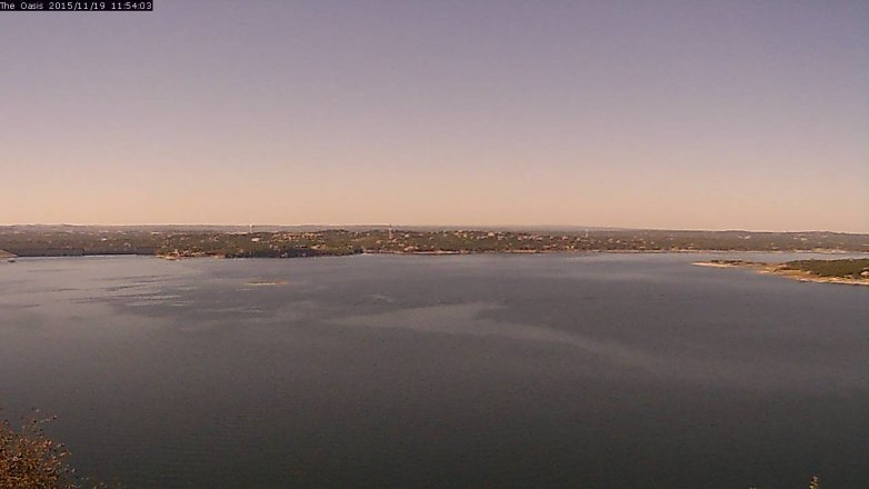 Lake Travis webcam, November 19, 2015 11:00 AM CT