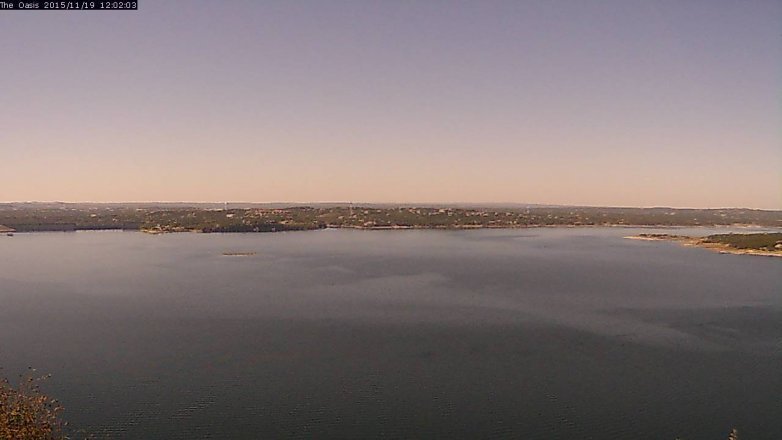 Lake Travis webcam, November 19, 2015 11:10 AM CT