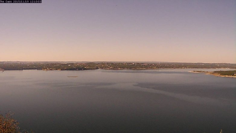 Lake Travis webcam, November 19, 2015 11:15 AM CT