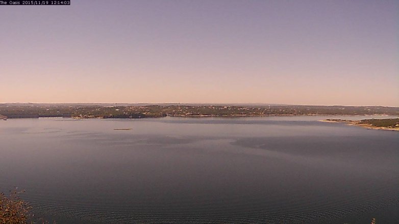 Lake Travis webcam, November 19, 2015 11:20 AM CT