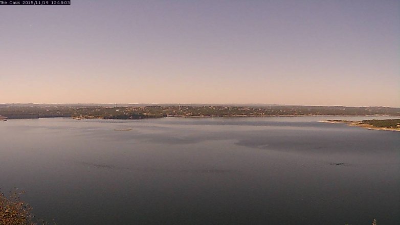 Lake Travis webcam, November 19, 2015 11:25 AM CT