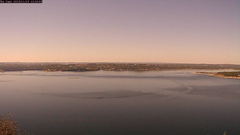 Lake Travis webcam, November 19, 2015 11:40 AM CT