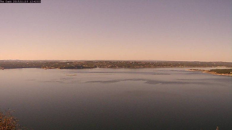 Lake Travis webcam, November 19, 2015 11:50 AM CT