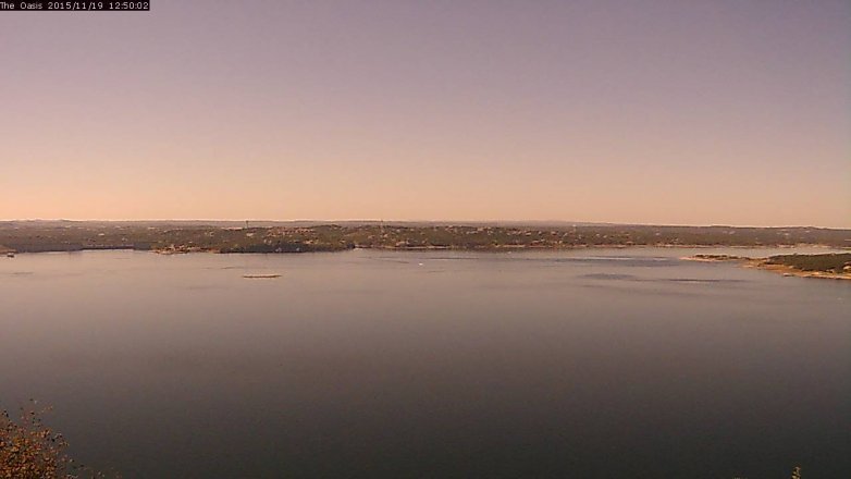 Lake Travis webcam, November 19, 2015 11:55 AM CT