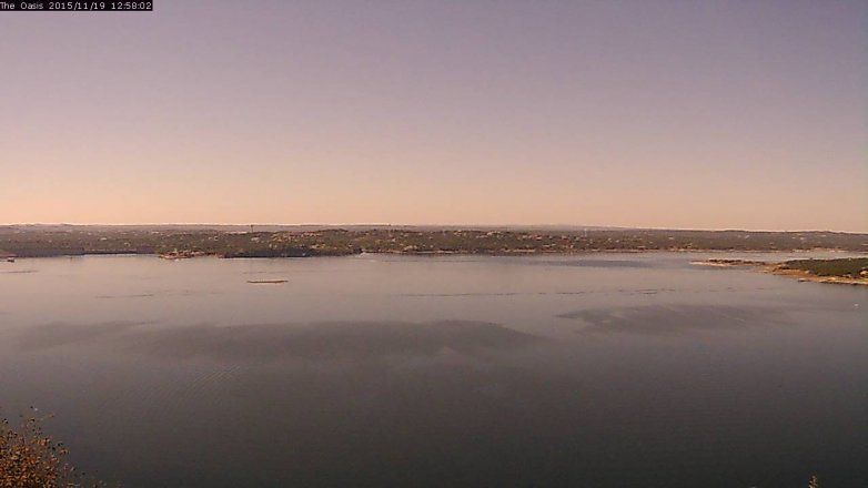 Lake Travis webcam, November 19, 2015 12:05 PM CT