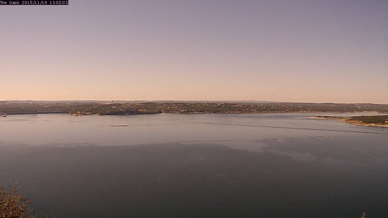 Lake Travis webcam, November 19, 2015 12:10 PM CT