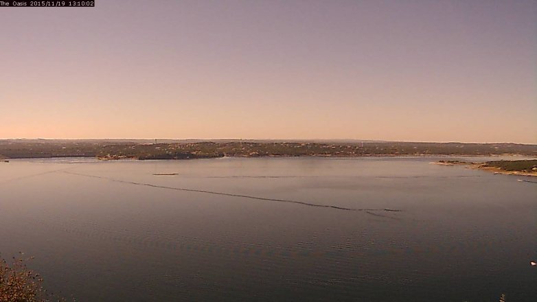 Lake Travis webcam, November 19, 2015 12:15 PM CT