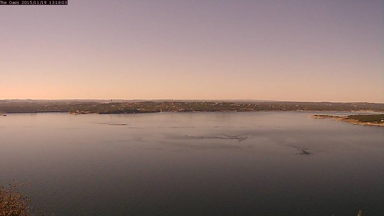 Lake Travis webcam, November 19, 2015 12:25 PM CT