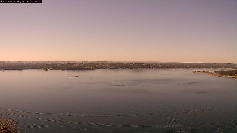 Lake Travis webcam, November 19, 2015 12:30 PM CT