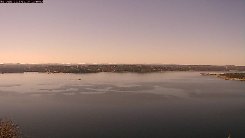 Lake Travis webcam, November 19, 2015 12:45 PM CT