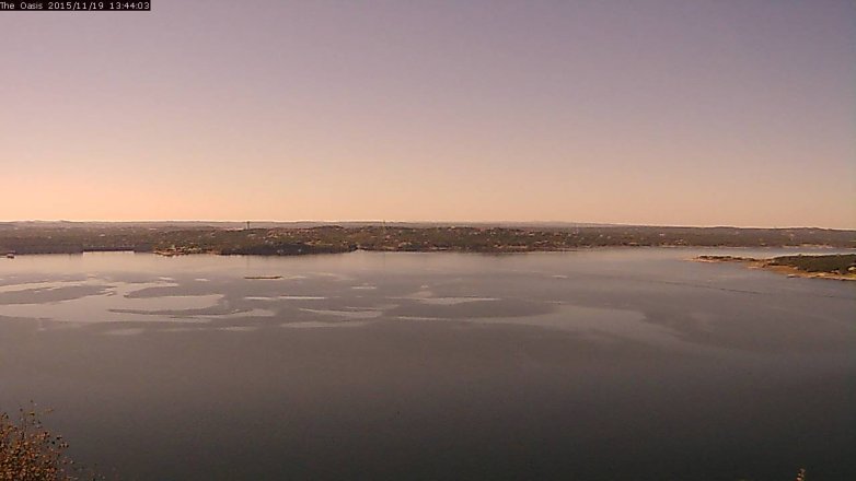 Lake Travis webcam, November 19, 2015 12:50 PM CT