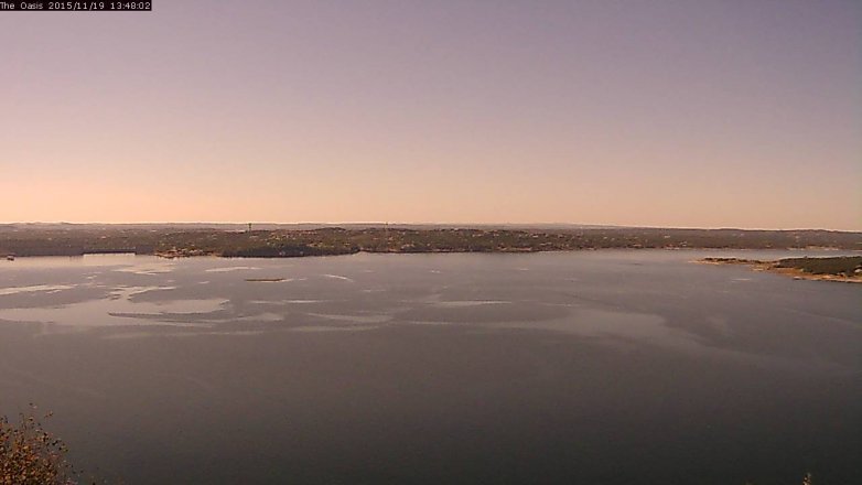 Lake Travis webcam, November 19, 2015 12:55 PM CT