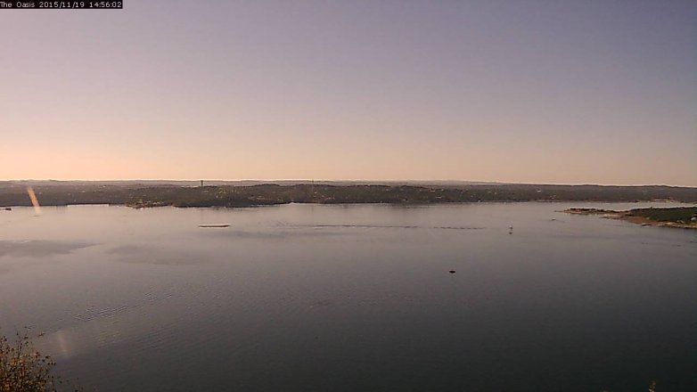 Lake Travis webcam, November 19, 2015 2:05 PM CT