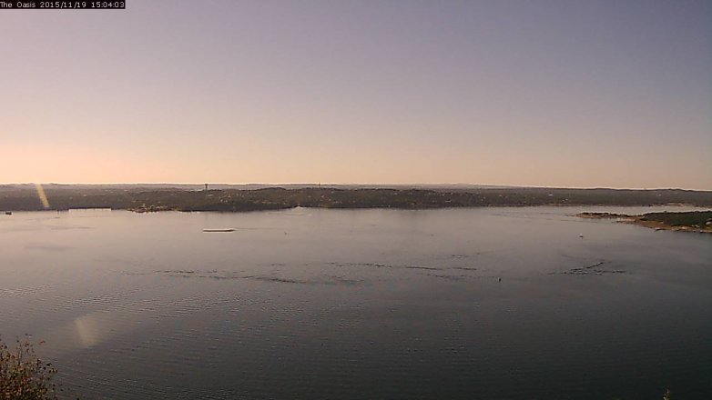 Lake Travis webcam, November 19, 2015 2:10 PM CT