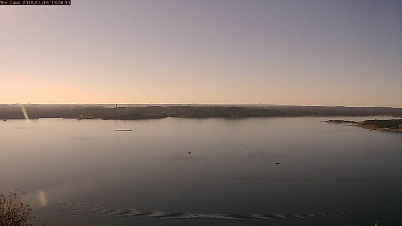 Lake Travis webcam, November 19, 2015 2:30 PM CT