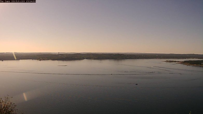 Lake Travis webcam, November 19, 2015 2:40 PM CT