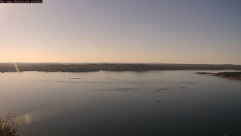 Lake Travis webcam, November 19, 2015 2:45 PM CT