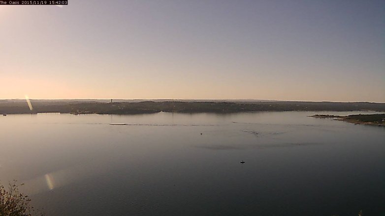 Lake Travis webcam, November 19, 2015 2:50 PM CT
