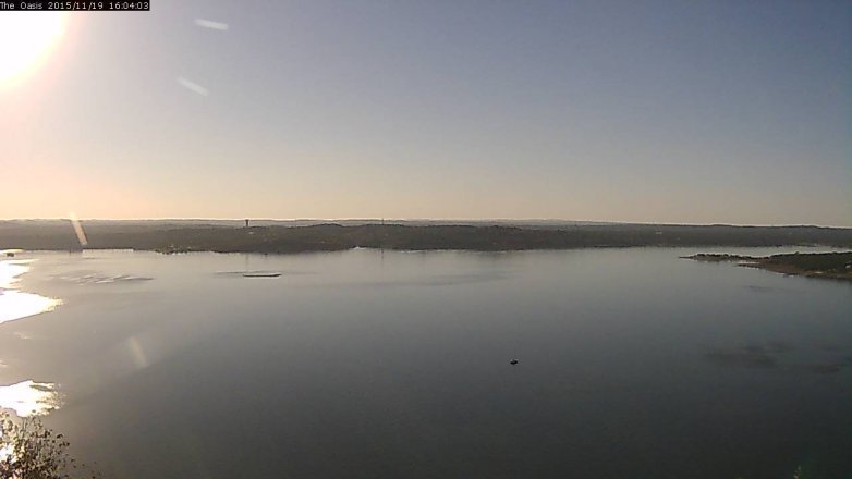 Lake Travis webcam, November 19, 2015 3:10 PM CT