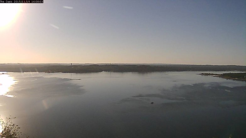 Lake Travis webcam, November 19, 2015 3:15 PM CT