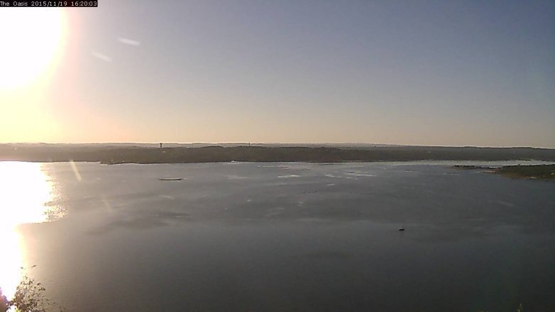 Lake Travis webcam, November 19, 2015 3:25 PM CT