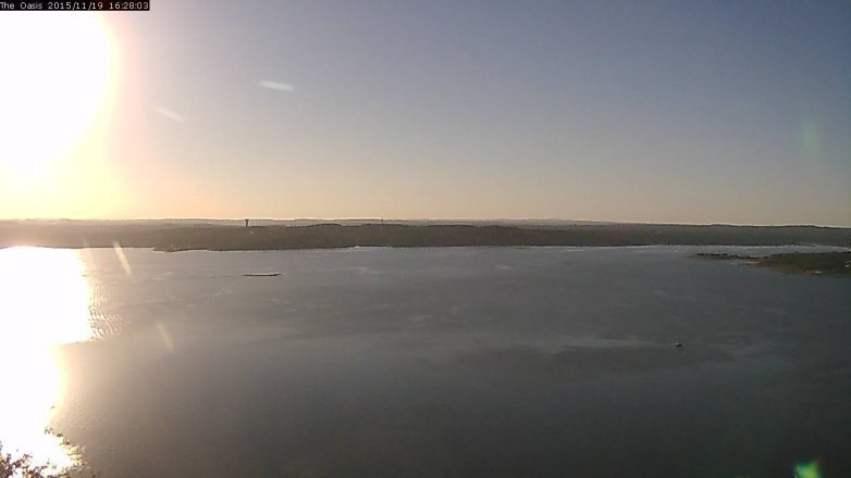 Lake Travis webcam, November 19, 2015 3:35 PM CT
