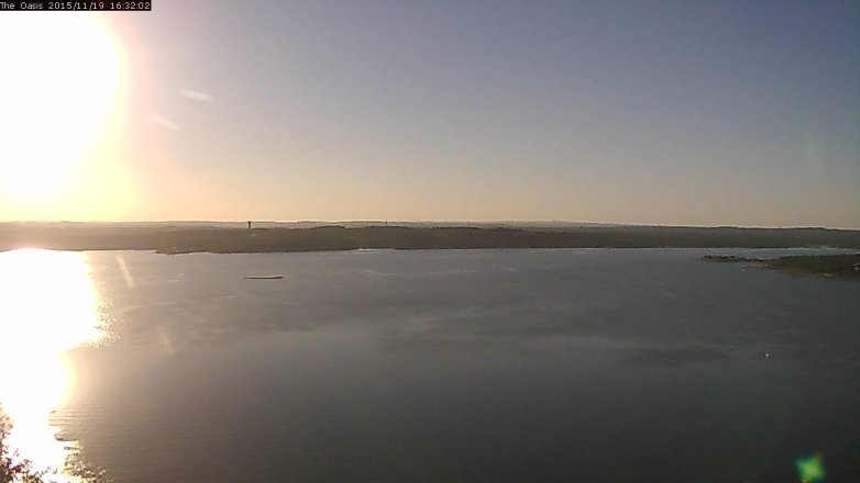 Lake Travis webcam, November 19, 2015 3:40 PM CT