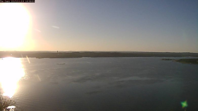 Lake Travis webcam, November 19, 2015 3:45 PM CT