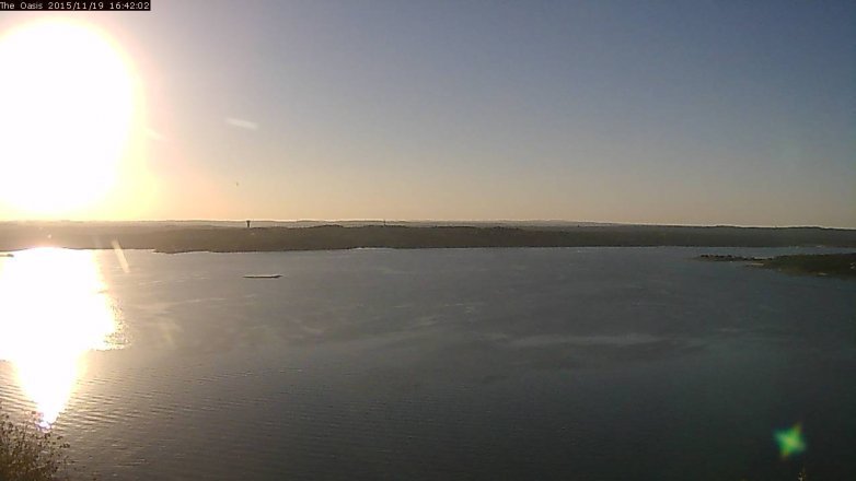 Lake Travis webcam, November 19, 2015 3:50 PM CT