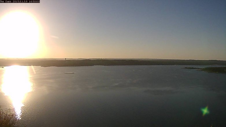 Lake Travis webcam, November 19, 2015 3:55 PM CT