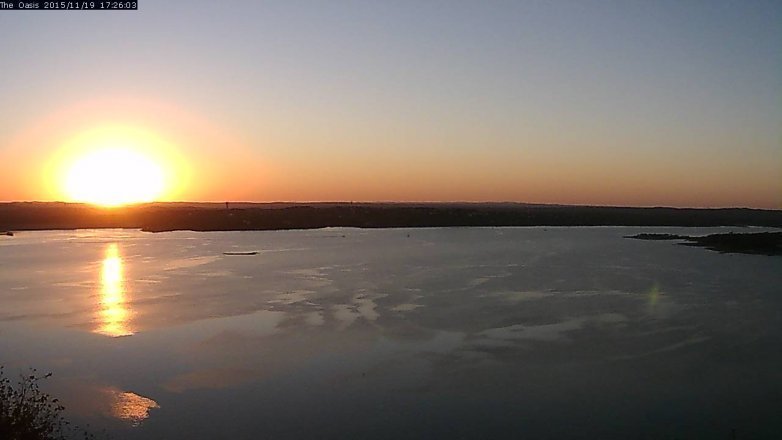 Lake Travis webcam, November 19, 2015 4:30 PM CT