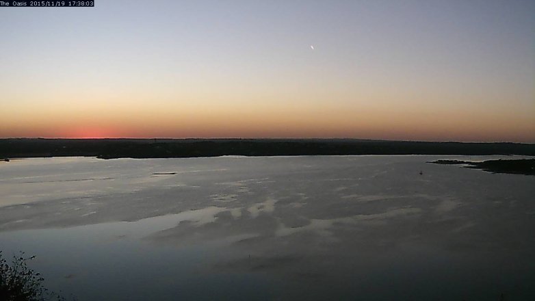 Lake Travis webcam, November 19, 2015 4:45 PM CT