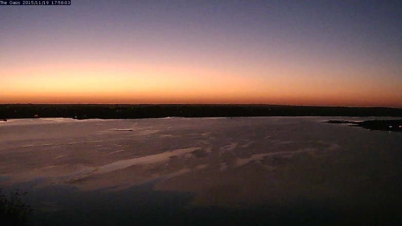 Lake Travis webcam, November 19, 2015 5:05 PM CT
