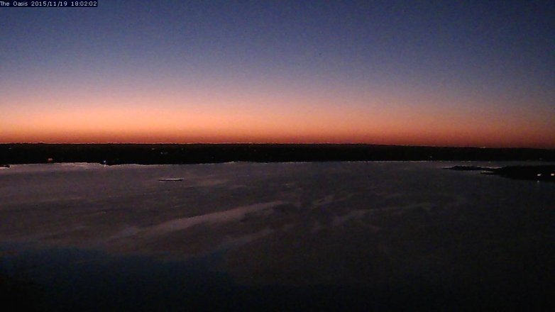 Lake Travis webcam, November 19, 2015 5:10 PM CT