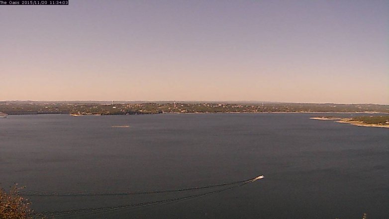Lake Travis webcam, November 20, 2015 10:40 AM CT