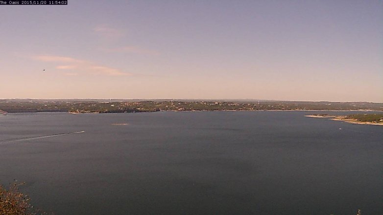 Lake Travis webcam, November 20, 2015 11:00 AM CT