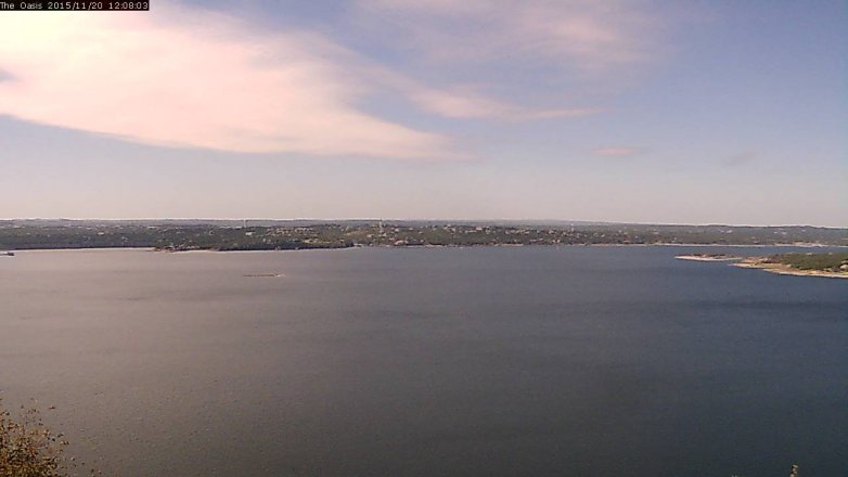 Lake Travis webcam, November 20, 2015 11:15 AM CT