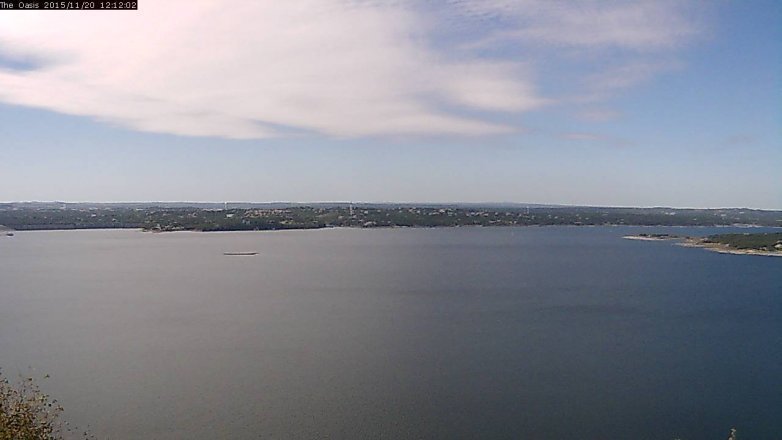 Lake Travis webcam, November 20, 2015 11:20 AM CT