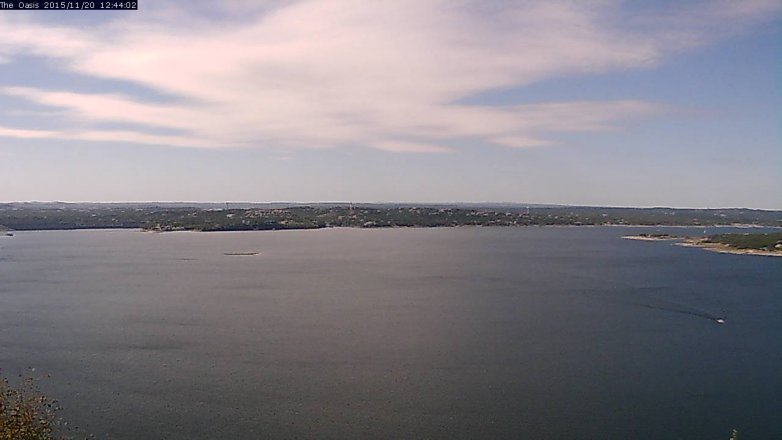 Lake Travis webcam, November 20, 2015 11:50 AM CT