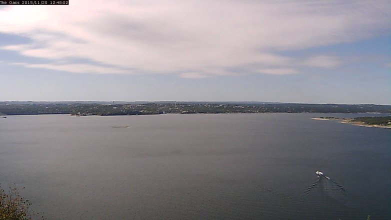 Lake Travis webcam, November 20, 2015 11:55 AM CT